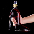 high-heeled shoes shape glass decanter whiskey